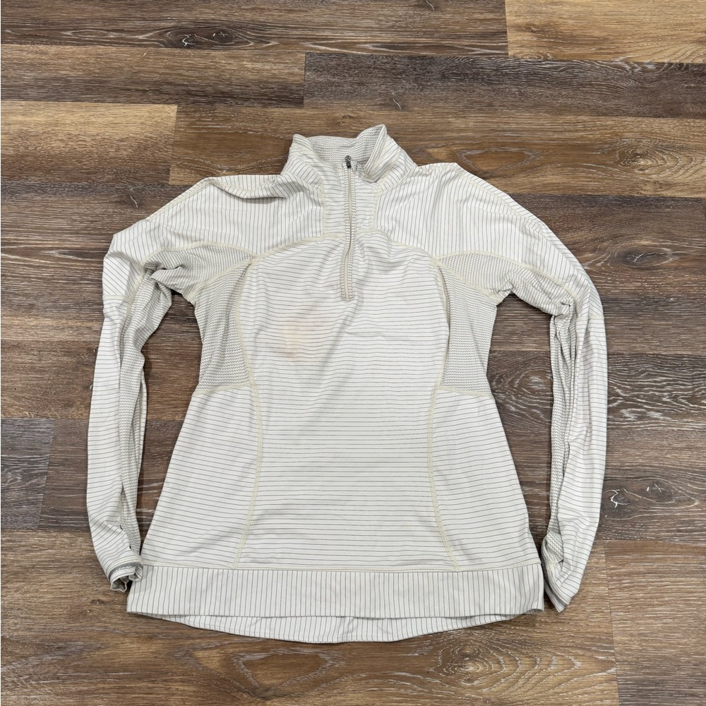 SOLD! Lululemon 1/4 zip pullover, lightweight, size 12